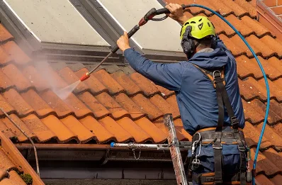 Démoussage et hydrofuge de toiture à Bellignies